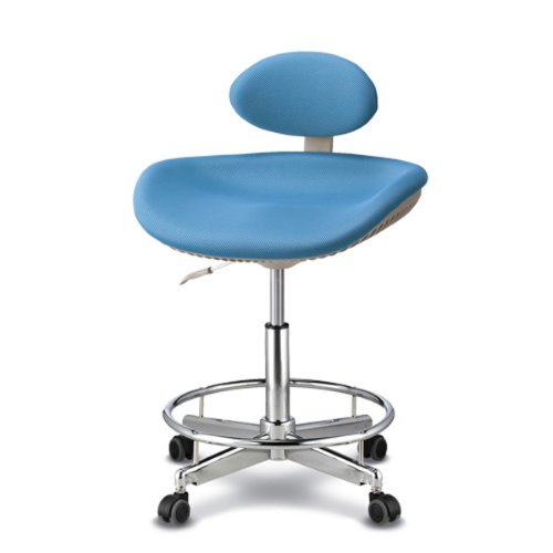 CORETECH 실험대용 의자 등받이 의자 L-맥스(하늘색)
