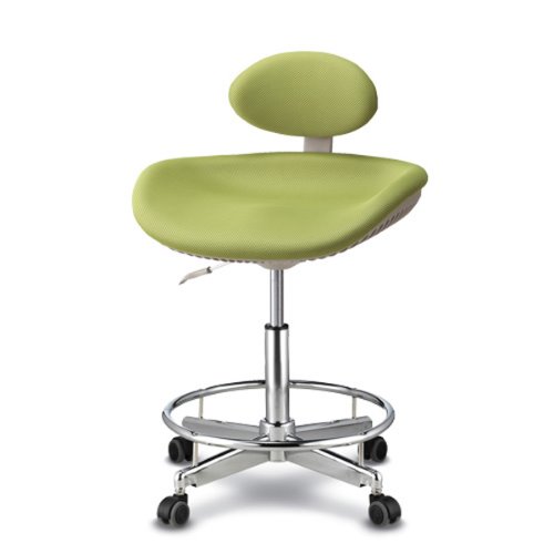 CORETECH 실험대용 의자 등받이 의자 L-맥스(연두색)