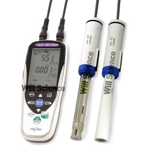 TOADKK pH ORP 전도도 DO 측정기 2채널 MM-42DP